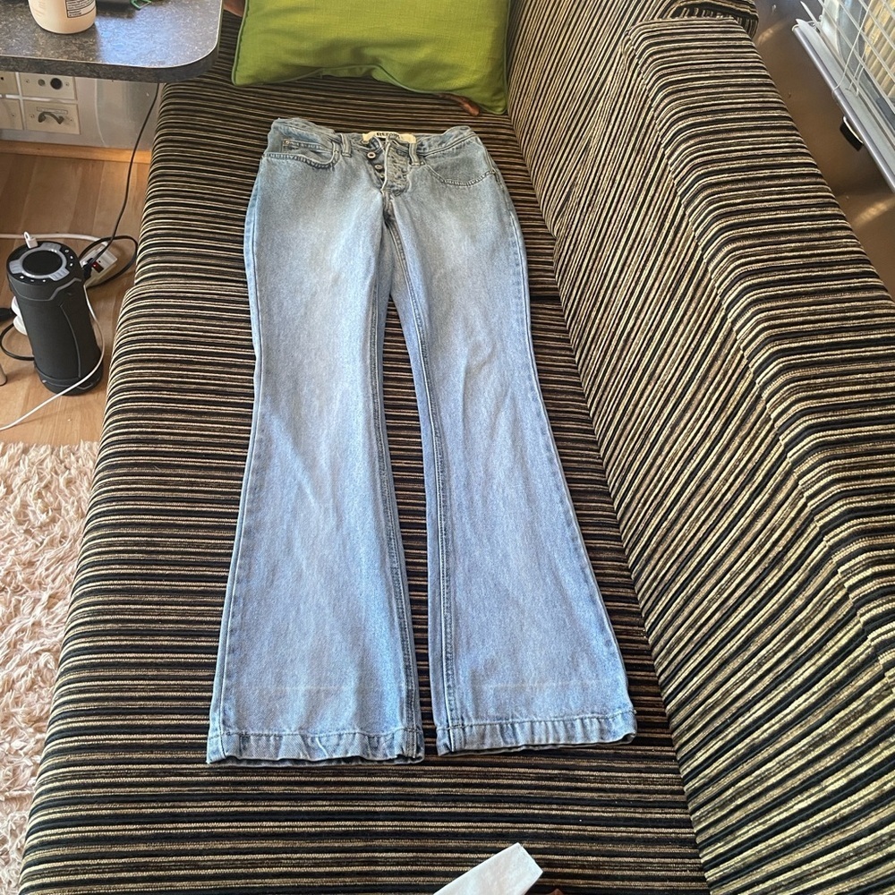 Women's Blue Denim Jeans by REPAIR - Picture 8 of 8